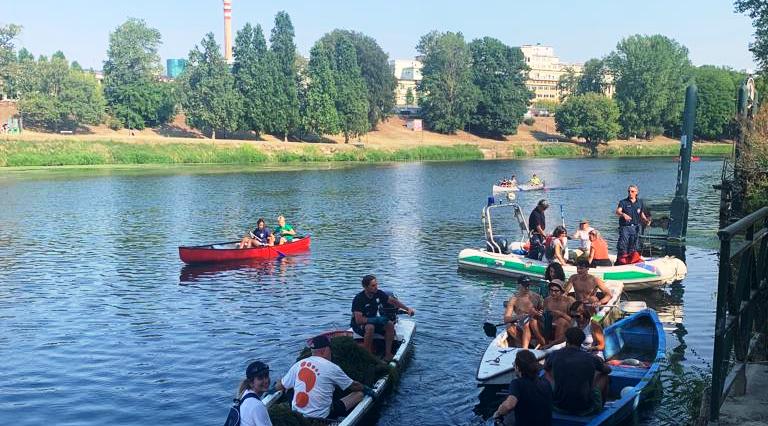 Pulizia Po - ph comune Torino