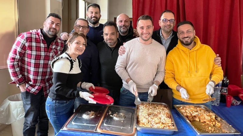 Volontari pranzo solidale Riposto