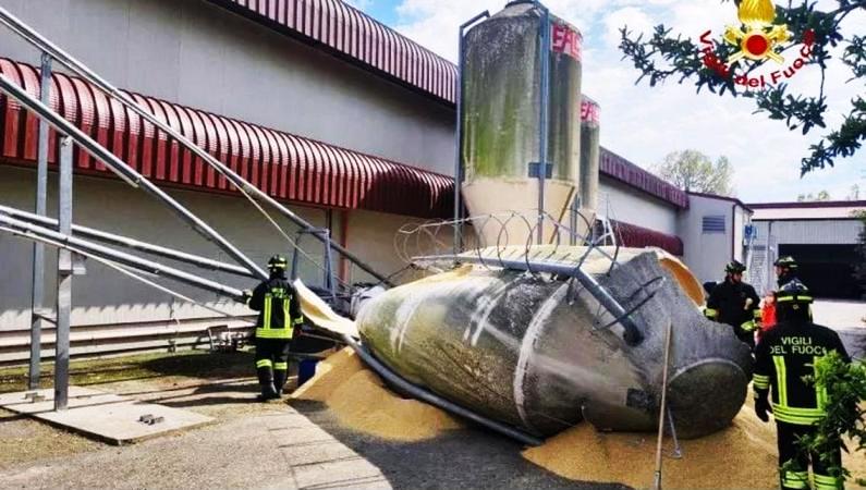 Bertinoro ph Vigili del Fuoco