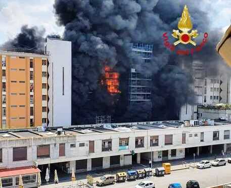incendio roma colli aniene ph vdf