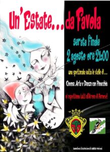 La locandina dell'evento che si svolgerà il 2 agosto a Farnese (Viterbo)