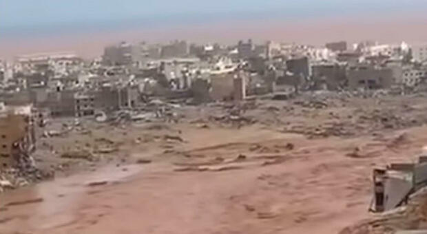 inondazioni in Libia ph dal web