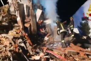 esplosione ad Argenta ph Vigili del Fuoco