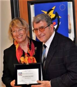 Liliana Biondi con Corrado Calabrò