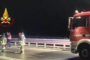 incidente Barberino di Mugello ph Vigili del Fuoco