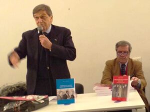 Giorgio Benvenuto e Raffaele Romano, in un'altra presentazione