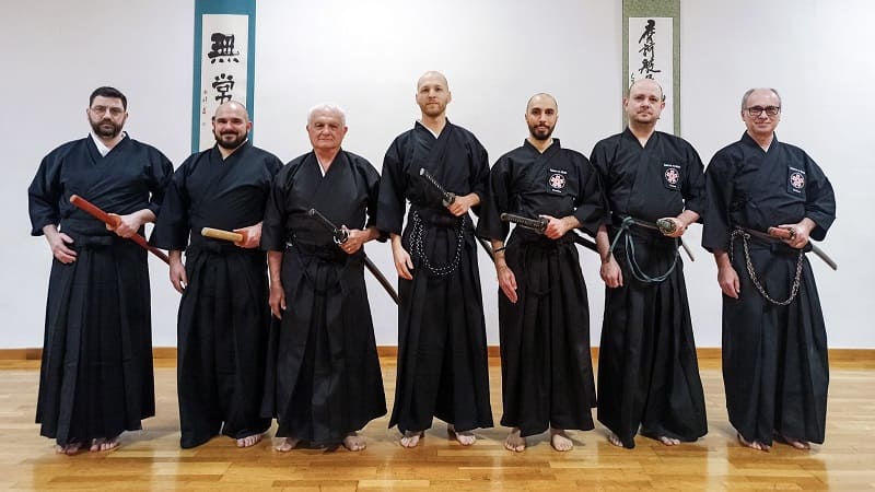 I Maestri e gli atleti di iaido