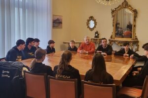 Il Sindaco Peracchini e l’assessore Frascatore hanno incontrato gli atleti della a.s.d. Spezia Triathlon