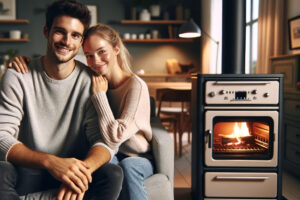 stufa legna con forno