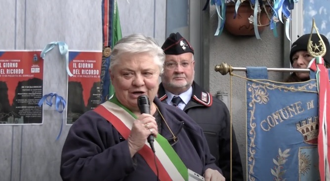 Il Sindaco di Bussoleno Antonella Zoggia
