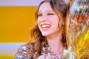 Sarah Toscano Amici 2024 frame tv