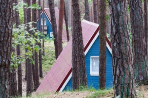 Bungalow in legno per campeggi comfort e natura