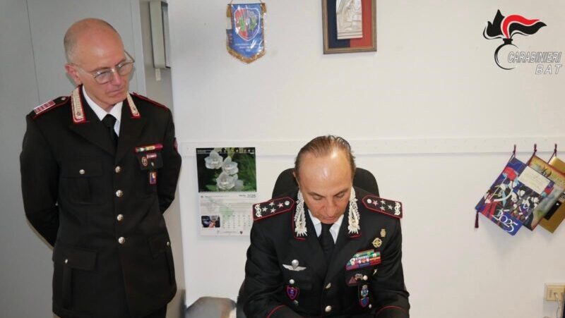 Il Generale Luongo in visita alla caserma dei Carabinieri di Barletta Andria Trani Il Generale Luongo in visita alla caserma dei Carabinieri di Barletta Andria Trani