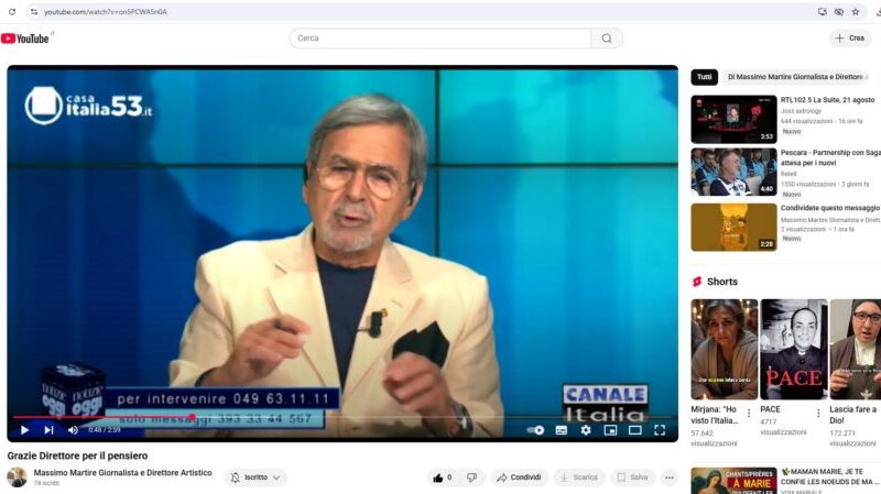 vito monaco celebra massimo martire stima reciproca tra due volti noti della televisione