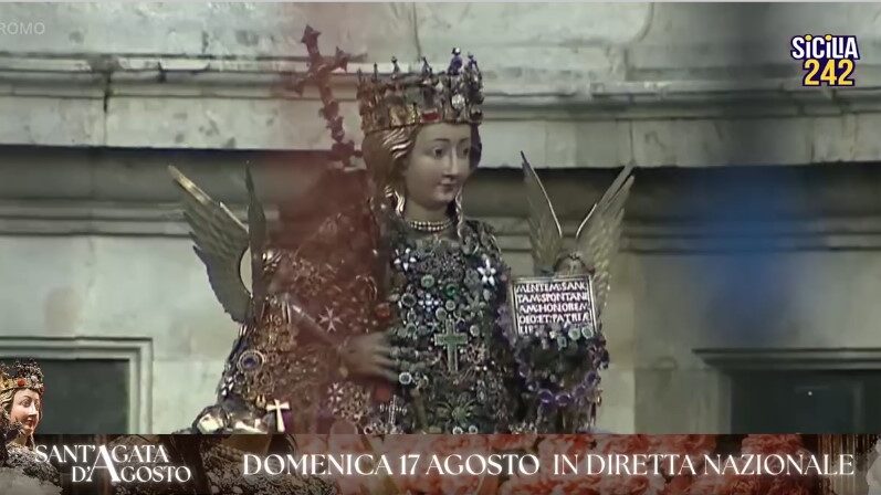 Catania si accende per Sant’Agata d’estate: diretta nazionale su Sicilia 242