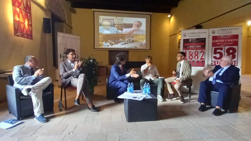 cerisano al festival delle serre un convegno su carcere diritti e giustizia