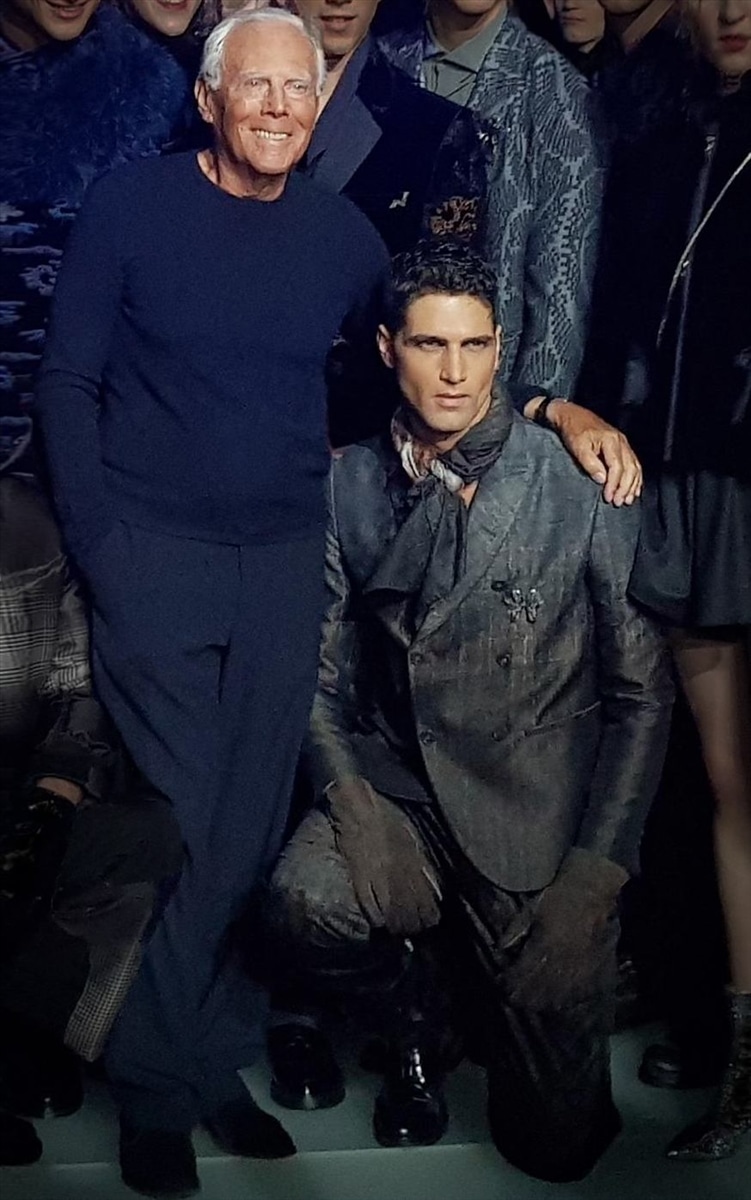 Fabio Mancini, il modello iconico di Giorgio Armani deve tutto al re della moda