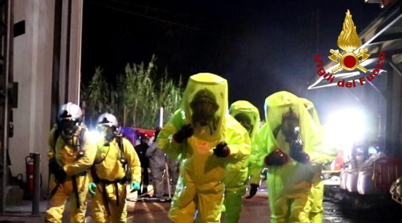 esercitazione alla arvedi ast di terni testate le procedure del piano di emergenza esterna