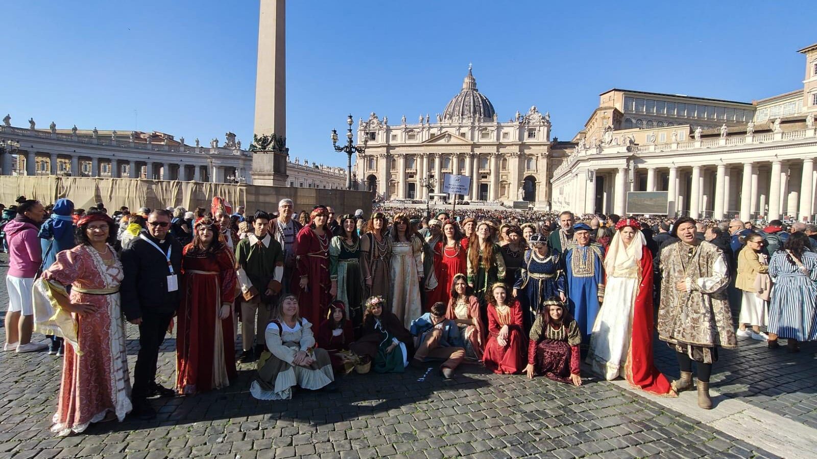 Motta Filocastro protagonista al giubileo  dei cortei storici