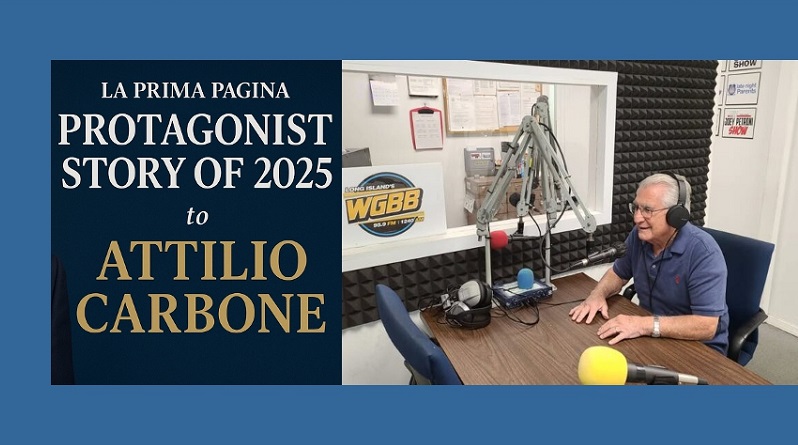 la prima pagina 8211 storia protagonista del 2025 232 attilio carbone in diretta tv la consegna