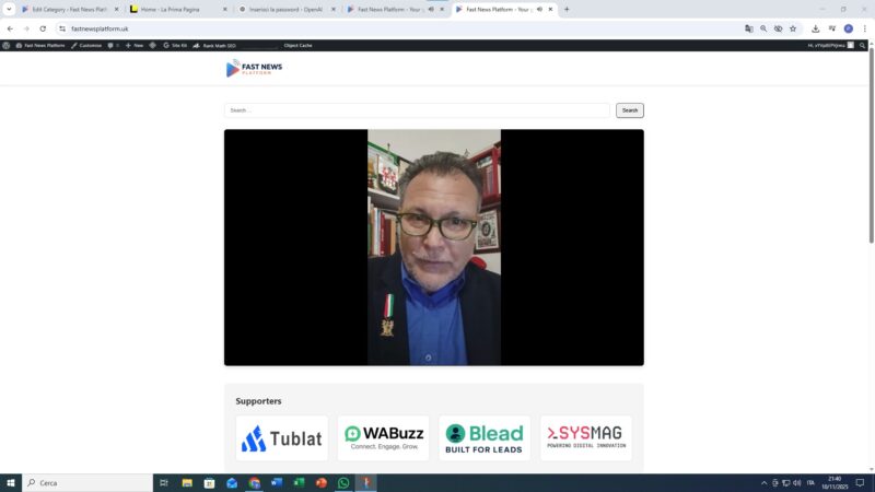 nasce fast news platform uk la versione definitiva del canale promosso da italo canadesi diventa oggi una realt224 autonoma