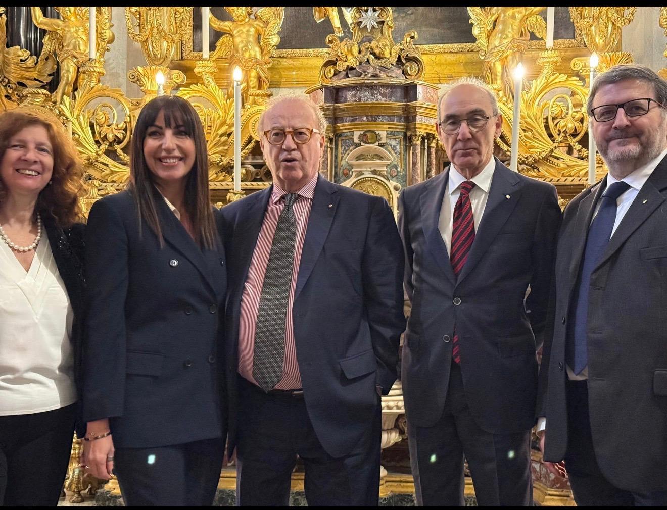 Da sin: Viviana Ferrero, Silvia Leone, Giovanni Firera, Arturo Santise, Claudio Pasqua