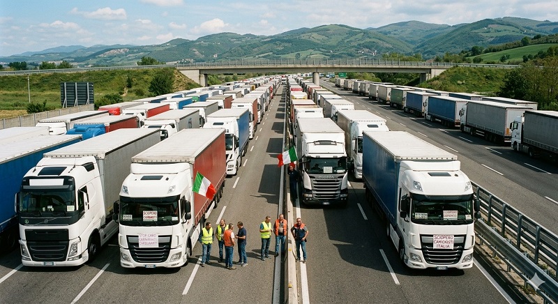 sciopero nazionale dei camionisti in italia stop dal 20 al 25 aprile per il caro carburanti da Laprimapagina.it sciopero nazionale dei camionisti in italia stop dal 20 al 25 aprile per il caro carburanti