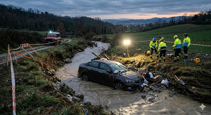 tragedia a sansepolcro muore nicola brizzi 232 finito con l8217auto in un torrente da Laprimapagina.it tragedia a sansepolcro muore nicola brizzi 232 finito con l8217auto in un torrente