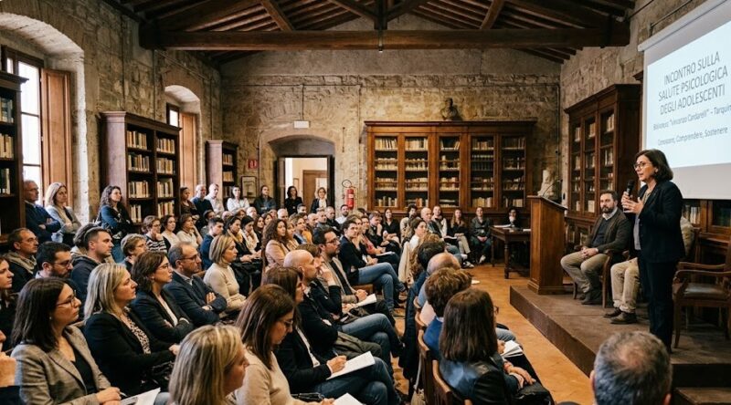 tarquinia alla biblioteca vincenzo cardarelli un incontro sulla salute psicologica degli adolescenti da Laprimapagina.it tarquinia alla biblioteca vincenzo cardarelli un incontro sulla salute psicologica degli adolescenti