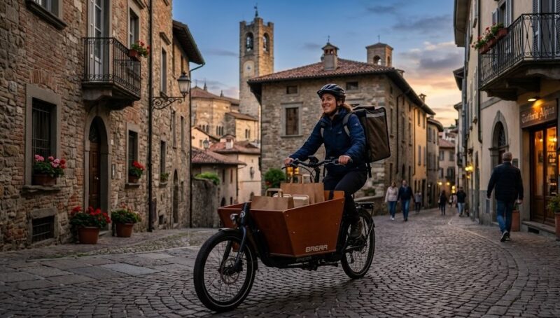 il food delivery etico e sostenibile bergamo insegna da Laprimapagina.it il food delivery etico e sostenibile bergamo insegna