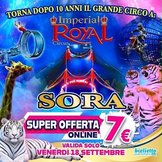 torna dopo 10 anni il grande circo a sora per la prima volta imperial royal circus da Laprimapagina.it torna dopo 10 anni il grande circo a sora per la prima volta imperial royal circus
